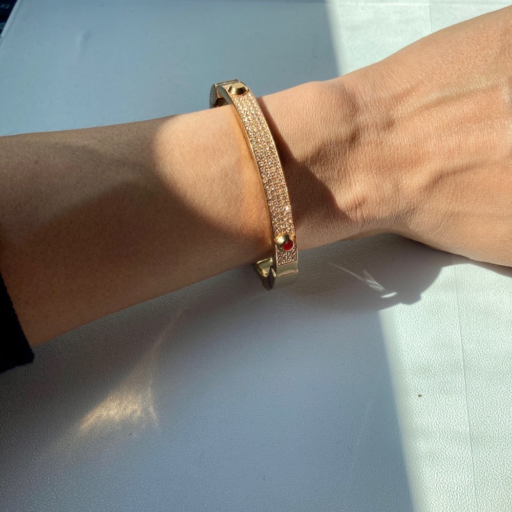 Rose gold bangle - Picture 8 of 8